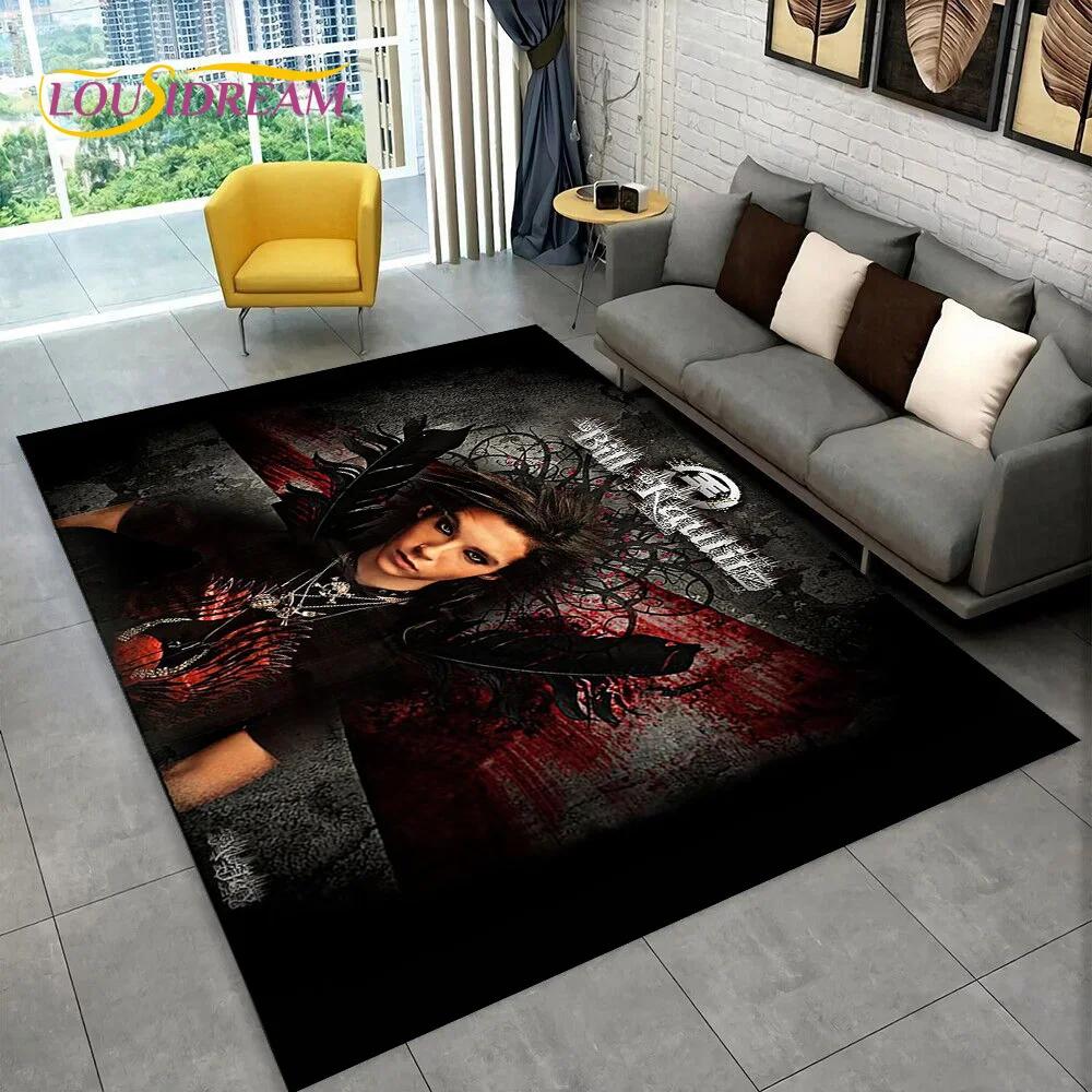 Tokio Hotel Рок-группа Билл Каулитц Ковер Коврик для дома Гостиная Спальня Диван Придверный коврик Декор, детский ковер Нескользящий коврик для пола