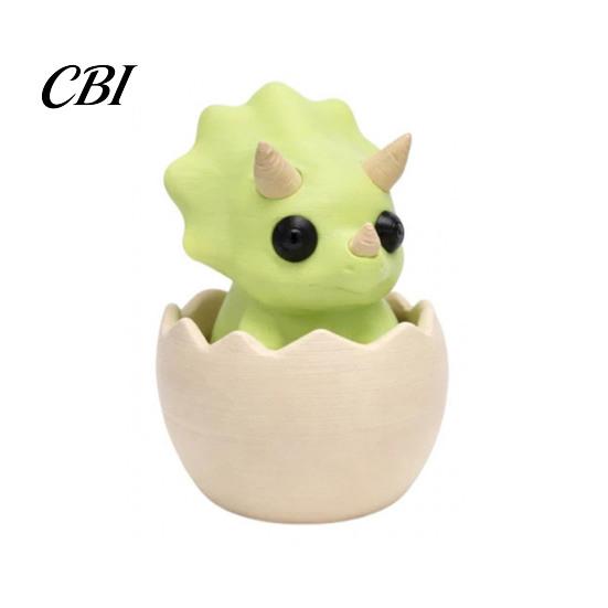 Pocket Size Clicker Toy Dinosaur Egg Fidget Toy, 3D Printed Dino Eggshell Finger Clicker, Push Button for Anxiety Stress Relief