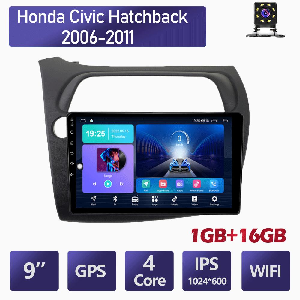 2 + 32 ГБ для Honda Civic Hatchback 2006-2011 Android Автомобильный радиоприемник Стерео мультимедийный видеоплеер Навигация GPS Carplay LHD RHD IPS Экран 2 + 32 ГБ