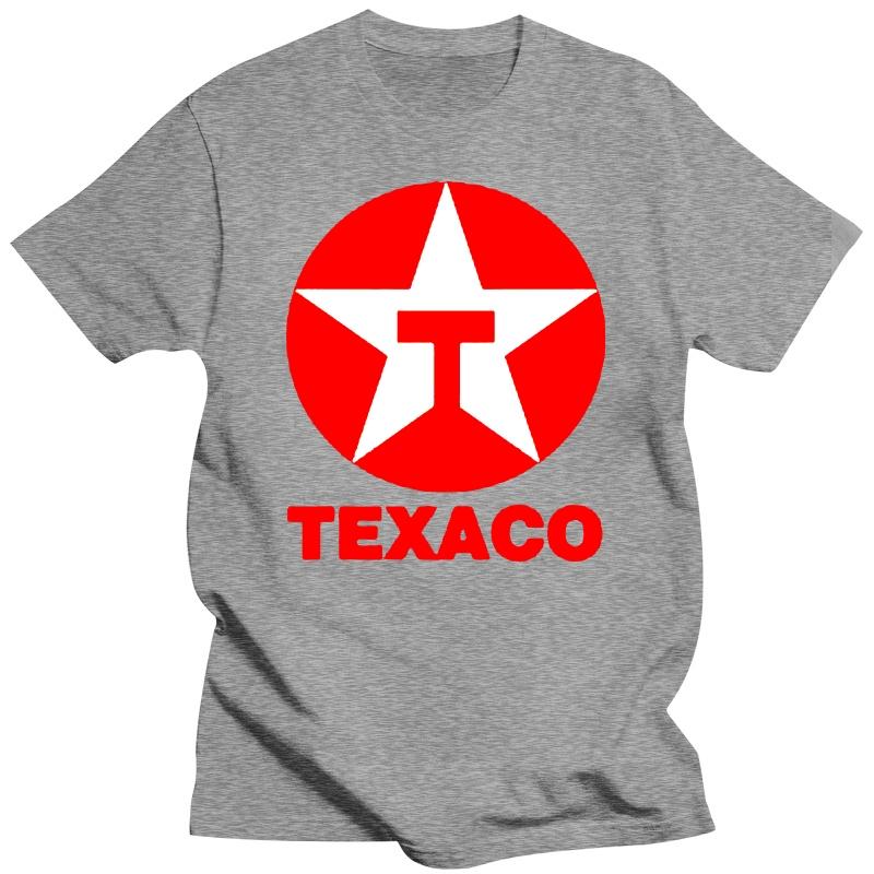 Мужчины ЖенщиныНовая черная футболка с логотипом Texaco Oil Company Racinger унисекс, размеры от S до 3Xl