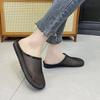 Baotou Half Slippers Women's 2025 New Summer Wear Breathable Mesh One Pedal Pregnant Women Versatile Comfortable Slippers Women