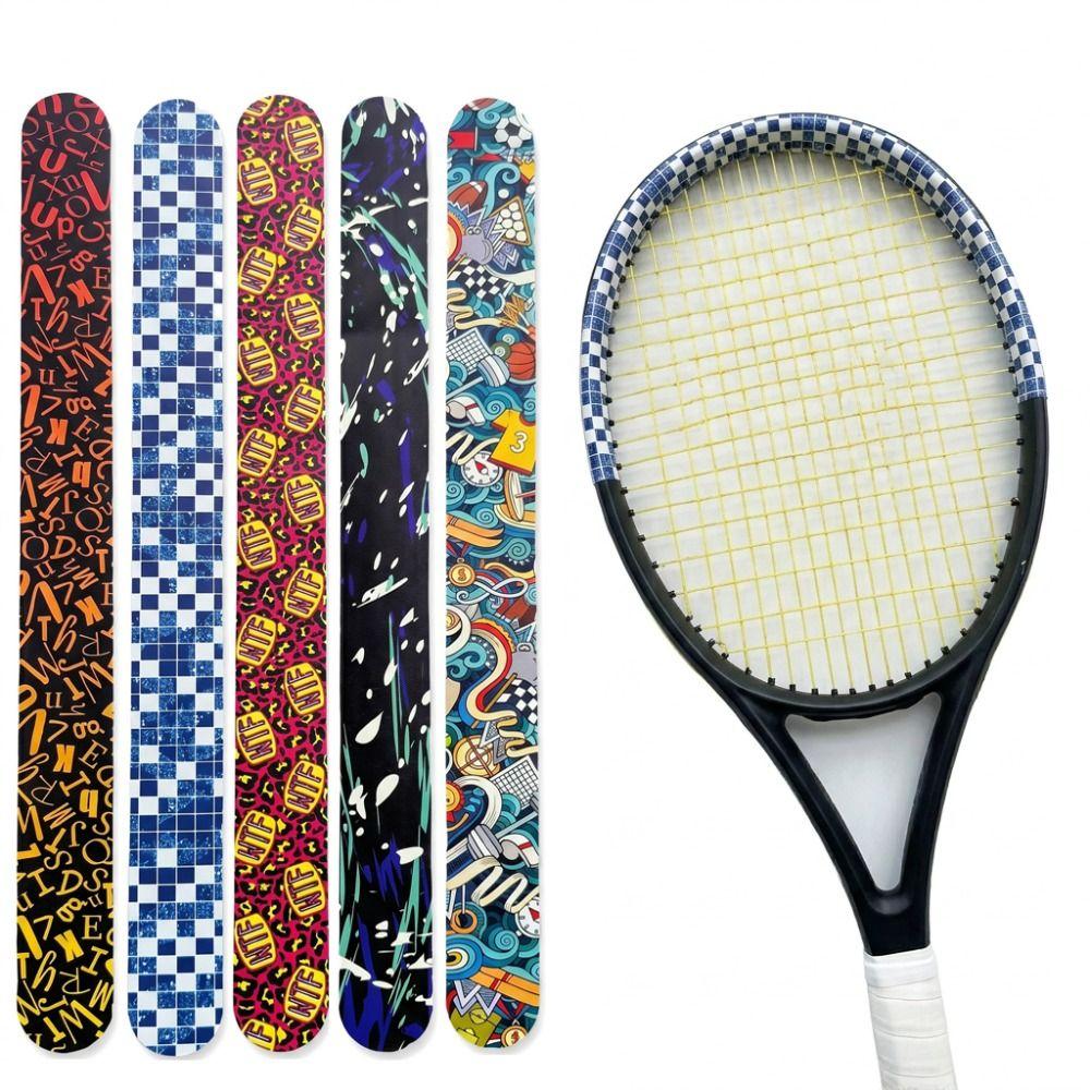 High Elastic Tennis Racket Edge Sticker Tennis Racket Frame Protective Tape Tennis Court