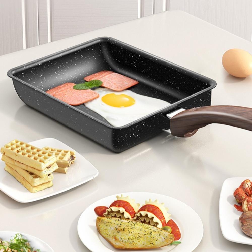 Japanese Tamagoyaki Frying Pan Rectangle Egg Pan Skillet Mini Breakfast Maker Cooking Tools