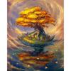DIY 5D Diamond Painting Autumn Tree Cross Stitch Home Decoration Diamond Embroidery