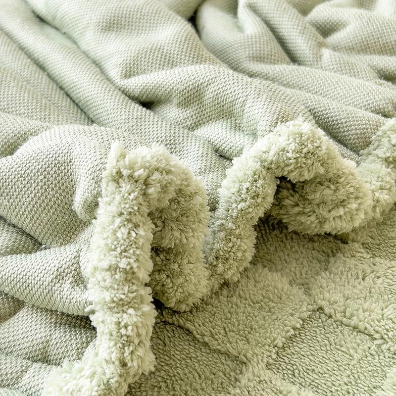 Winter Warm Fitted Bed Sheet Taff Velvet Fleece Bed Linen Single/Double/King/Queen Size Plush Mattress Cover Thick Bed Cover