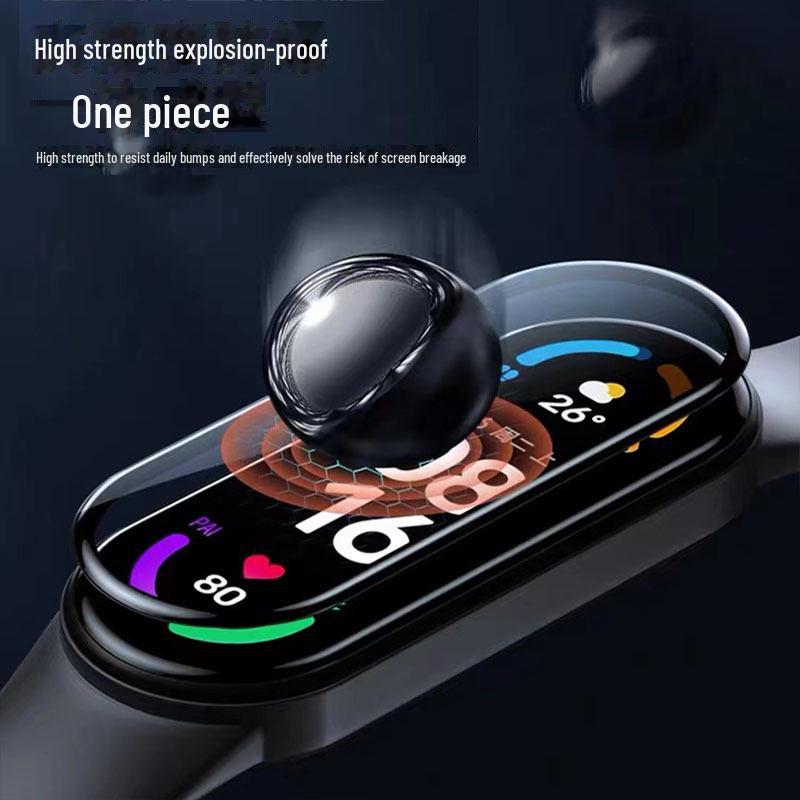 3D изогнутая мягкая пленка для Xiaomi Mi Band 9 Pro - Композитный материал PMMA