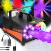 Automatic Strobe Light Fog Machine 600W Fog Sprayer with 8 LED Lights 13 Colors Adjustment and