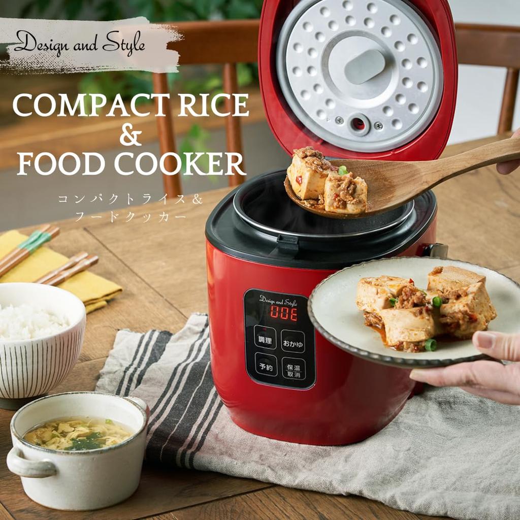 Compact Rice Food Small Rice Rice Cooker To Recipe 12 Hour Reservation Mini Rice Food Rice Rice Cooker D&S & Cooker, Cooker, Cooking, 0.5 1.5 Cups,