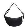 Crossbody Bag Women's Rhombus Casual Dumpling Bag Men's Casual Large-capacity Shoulder Bag Autumn and Winter New Light Commuter Bag