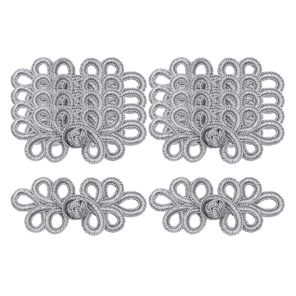 10Pair Chinese Knots Frog Buttons Sewing Button Closure Fasteners Traditional Handcraft Button Decor Closure Button For Sewing