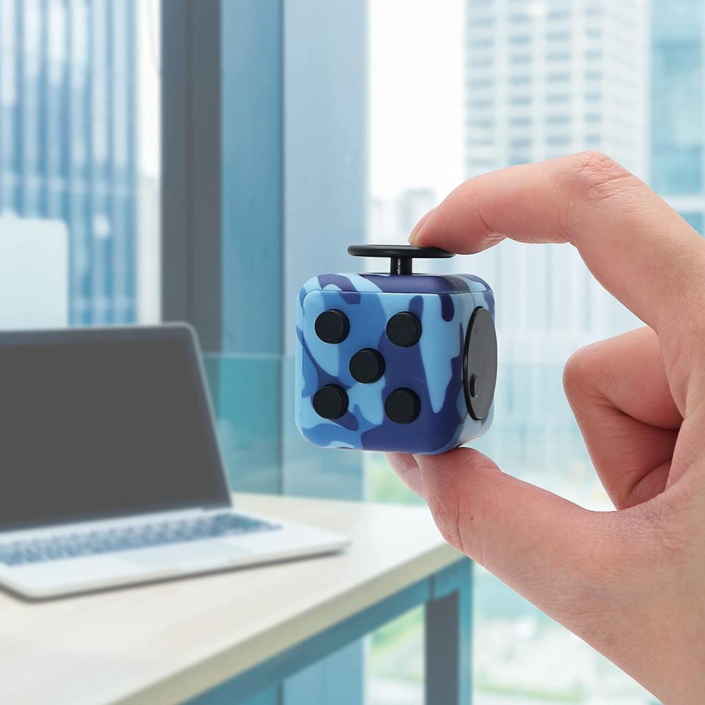 Игрушка Fidget Cube, снимающая стресс, тревогу и давление, отлично подходит для взрослых и детей [идея подарка] [расслабляющая игрушка] [средство для снятия стресса] [мягкий материал]