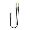 Jack 3.5mm Female 3.5mm Male AUX Cable Y Splitter Cable Cable Converter 1 Female To 2 Male