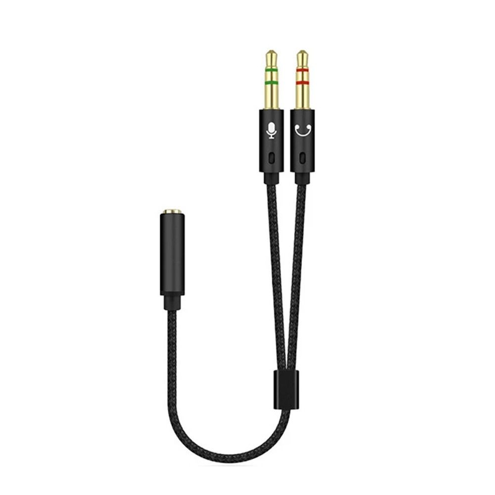 Jack 3.5mm Female 3.5mm Male AUX Cable Y Splitter Cable Cable Converter 1 Female To 2 Male