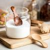 4 шт., мини-деревянные ложки, маленькая кухонная ложка для специй, приправ, сахара, чая, кофе, совок с короткой ручкой, деревянная детская ложка, кухонные гаджеты