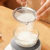 Household Food Grade Stainless Steel Spoon Thickened Long Handle Oil Scoop Multifunctional Flour Sieve Flour Filter