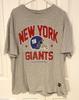 NEW YORK GIANTS NFL Командная одежда Серо-меланжевая футболка с коротким рукавом Размер Взрослый XL Унисекс Футболка
