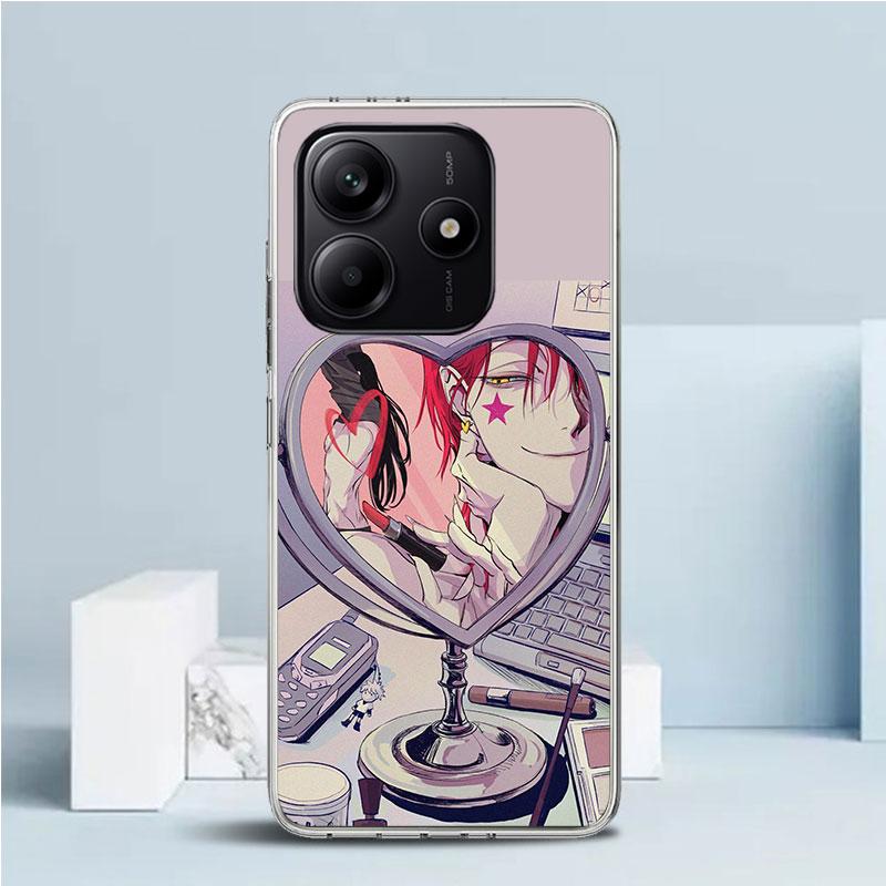 Чехол для телефона Huner X-Hunters Hisoka для Xiaomi Redmi Note 15 14 14S 13 12S 12 Pro Plus 11S 11 11T 11E 10S 10 + Мягкая задняя крышка из ТПУ