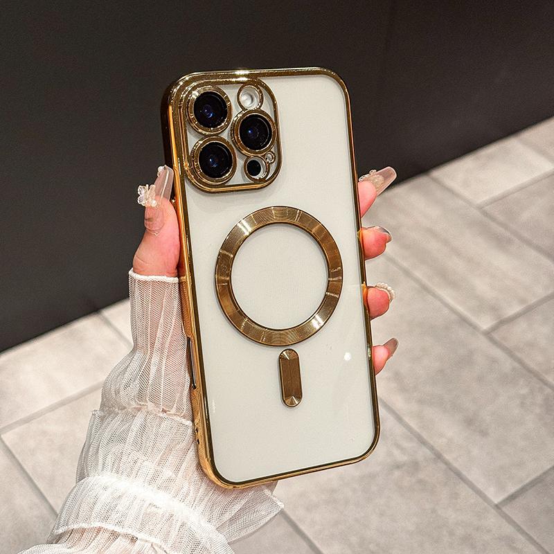 Luxury Magnetic Shockproof Phone Case For Samsung Galaxy A06 A16 A26 A36 A56 A07 A17 F05 M05 Funda Glass Lens Protection Cover