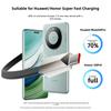 240 Вт металлический кабель Cyber Supercharger с подсветкой RBG для iPhone15 Samsung Xiaomi Huawei MacBook