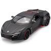1/24 Lykan Hypersport Металлическая модель спортивного автомобиля Литой и игрушечные транспортные средства Металлическая модель гоночного автомобиля Звук и свет Коллекция Подарки