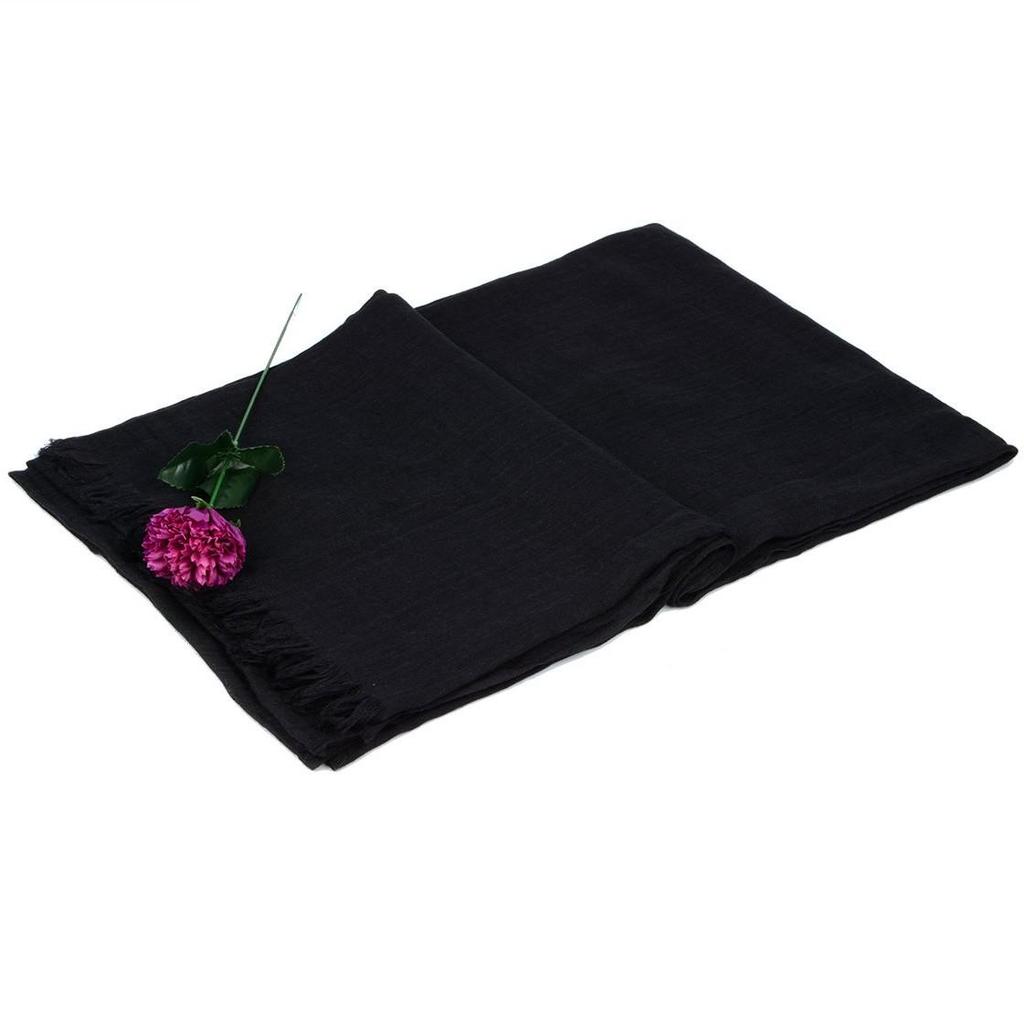 Women's Lightweight Oversized Faux Linen Beach Shawl Scarf - Perfect for Summer, Parties, Weddings, or Christmas Gifts