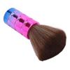 Neck Duster Brush Soft Nylon Bristles Electroplate Ergonomic Barber Hair Cutting Neck Hair Brush for Barber Shop