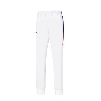 Штаны мужские спортивные трикотажные с эластичными манжетами Li Ning Color Block, стандартные, белые AKLTE57-3