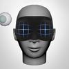 Soft 3d Design Blindfold Cotton 23 Cm 1 Pc