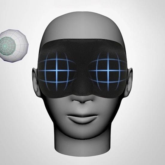 Soft 3d Design Blindfold Cotton 23 Cm 1 Pc