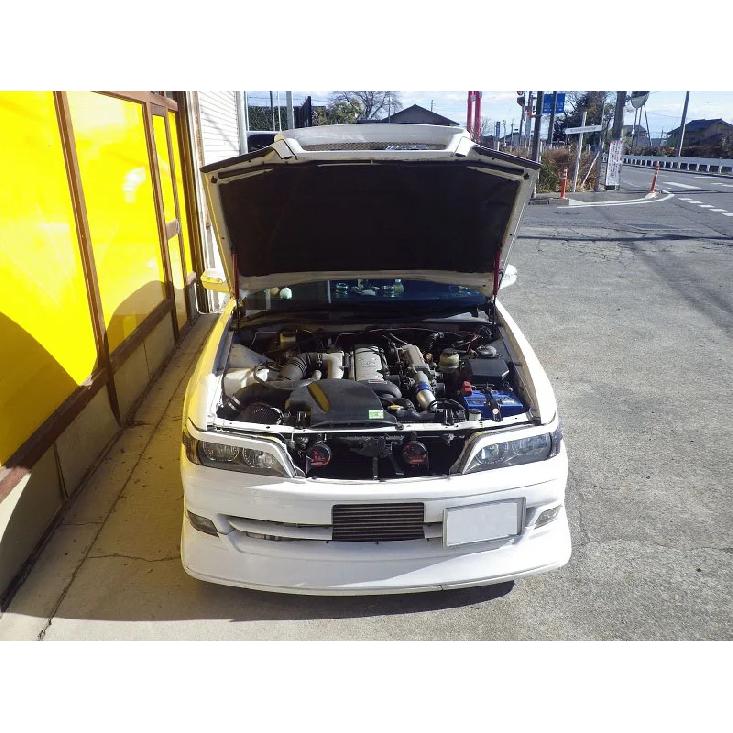 Для 1996-2001 Toyota CHASER JZX100 седан Передняя крышка капота Газовые стойки Пружинный амортизатор из углеродного волокна Опора для подъема Амортизатор