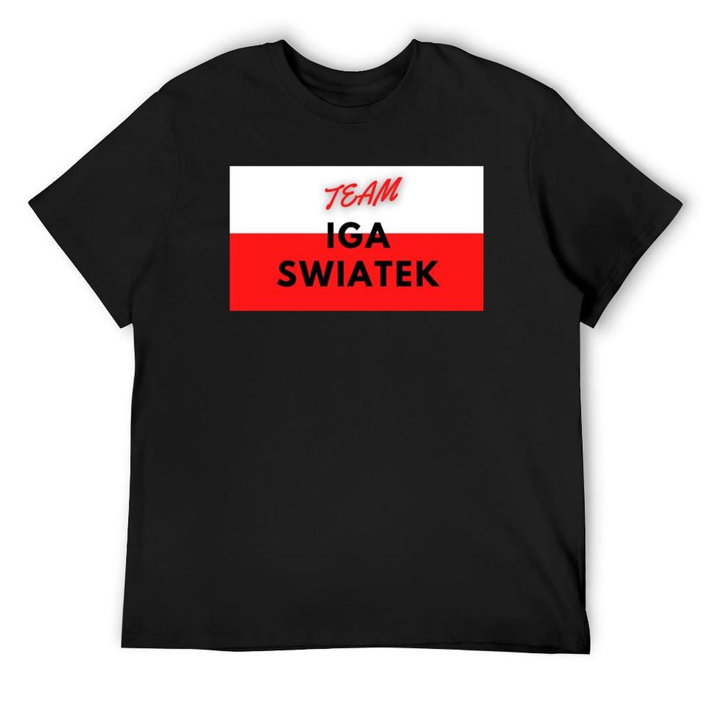 Team Iga Swiatek T-Shirt boys animal print rapper graphic tees mens t shirts pack