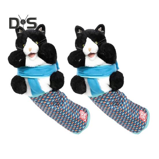 1 шт/2 шт кошка кукла борец игрушка интерактивные мягкие игрушки ручная кукла с жесткой подкладкой для безопасной игры кошка кукла борец игрушка для борьбы от скуки