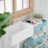1:6 Dollhouse Miniature Kitchen Sink Lavatory Wash Basin Water Faucet Bathroom Kitchen Furniture Model Diy Decor Toy Accessories
