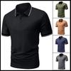 Spring Summer Men Clothes Short Sleeve Lapel Golf Polo Shirt Men Business Casual Fashion Medium Elasticity Sport Polo Shirt