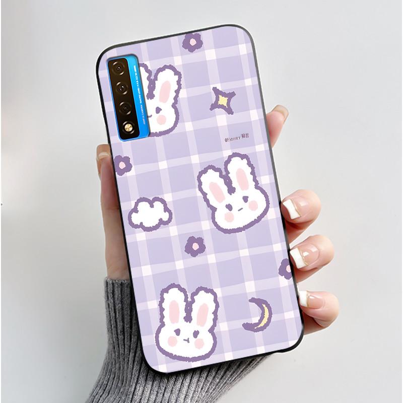 New Casing For TCL 20 5G 20S 20L 20L+ Flower Pattern Shockproof Cover For TCL 20 SE Fashion Cartoon Design Soft Black Case