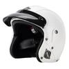 3C Vintage 3/4 Half Helmet Electric Motorcycle Summer Pedal Cruise Locomotive Leather Helmet Men and Women