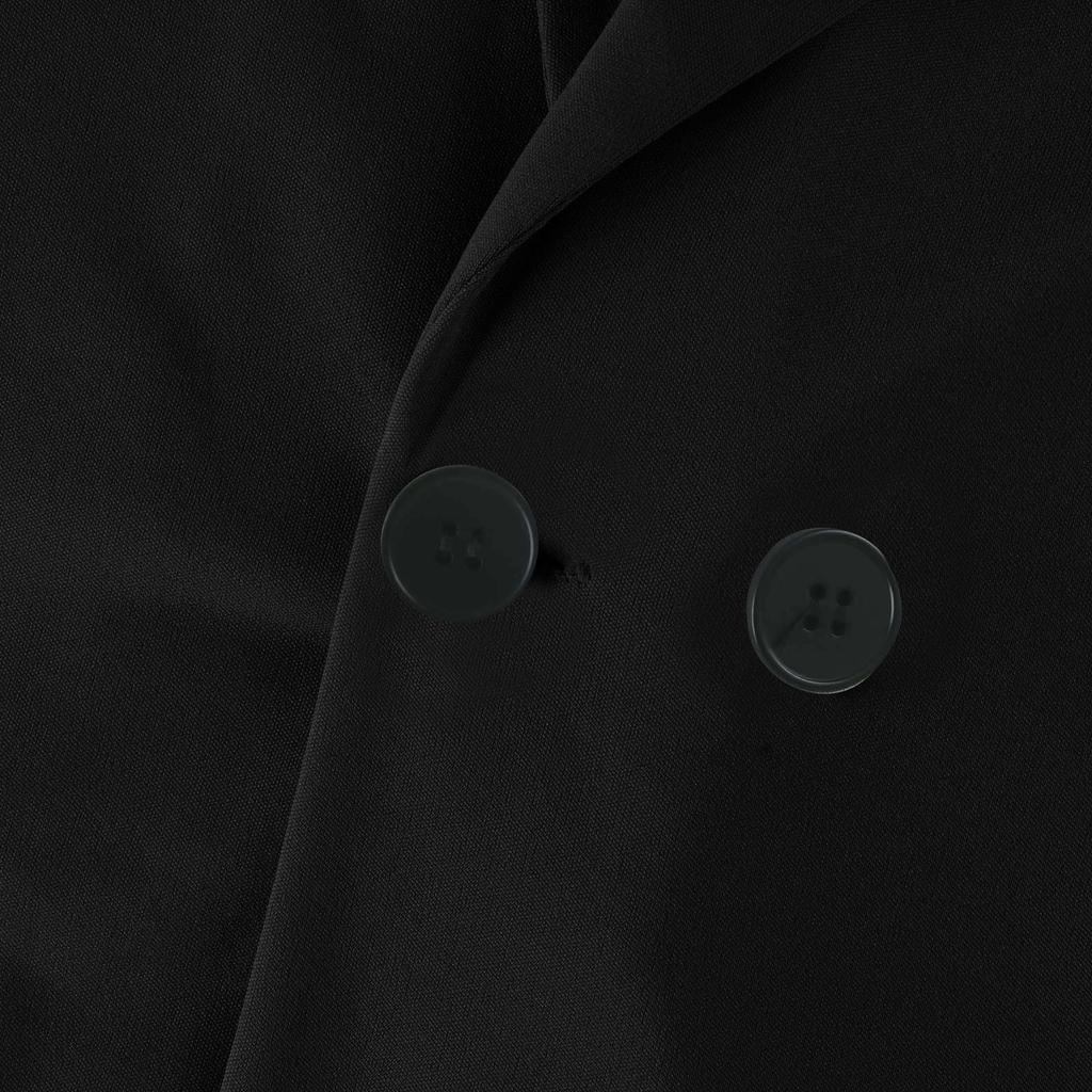 Women's Jacket Lapel Solid Color Button Decoration Slim Cardigan