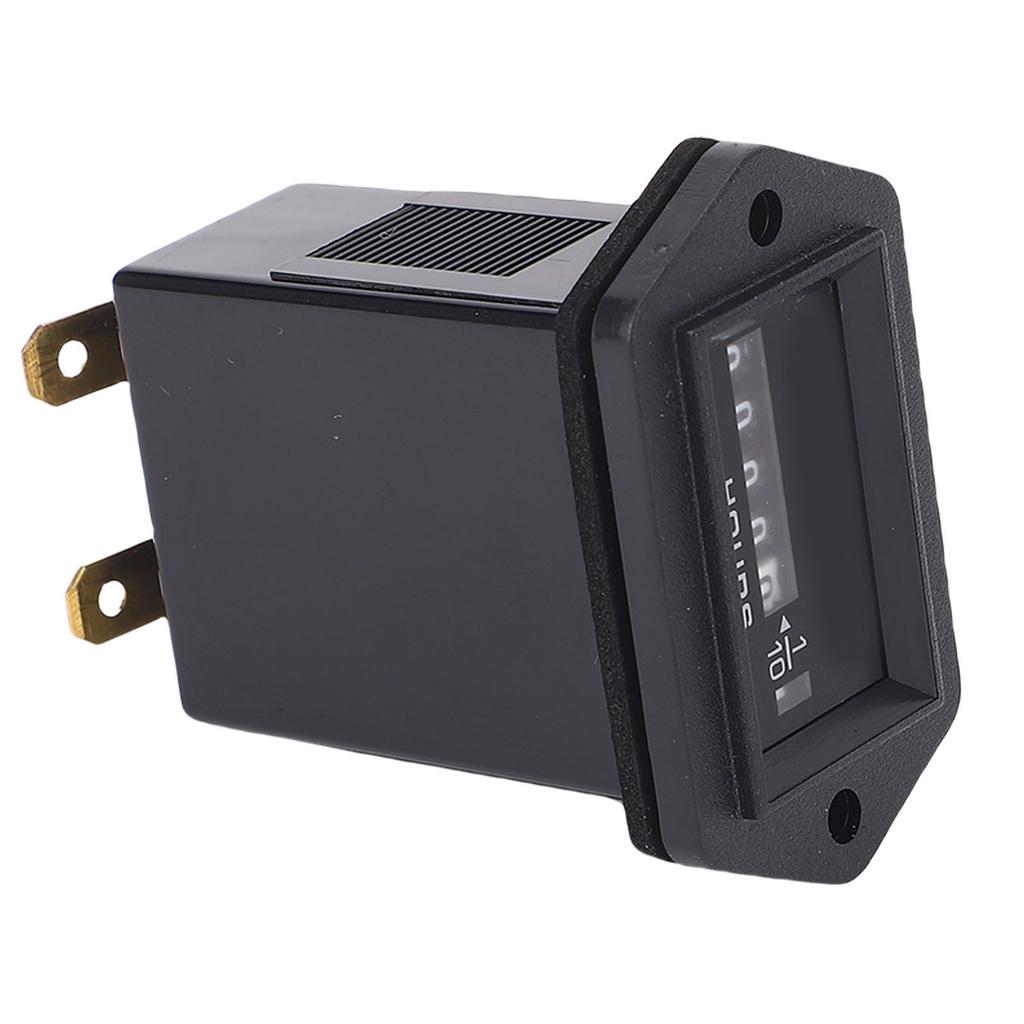 Mechanical Hour Meter DC 12V To 36V Rectangular Engine Hour Meter for Generator Boat Motorcross Motor Truck Tractor