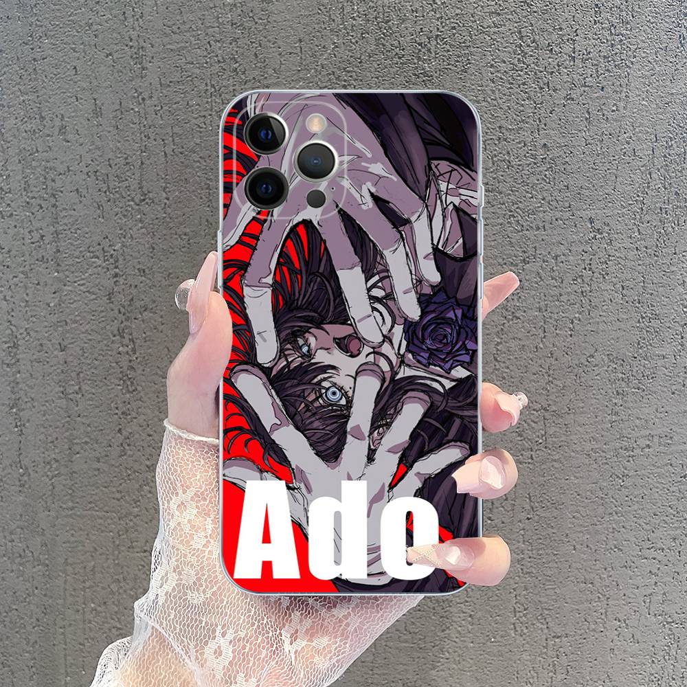 Virtual Singer Ado Phone Case For IPhone 17 16 15 Plus 14 13 Mini 12 11 Pro Max Soft Shell Cover