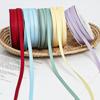 Корейская матовая лента из полиэстера и хлопка для изготовления бантов и аксессуаров для волос своими руками, 1 см