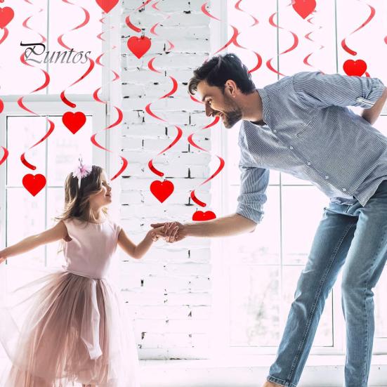 Подвеска-гирлянда в виде сердца любви для свадьбы, вечеринки, дня Святого Валентина, бумажное подвесное украшение «Любовь» со спиральной нитью, реквизит для сцены, праздник