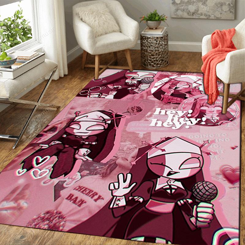 Friday Night Funkin Rug Floor Mat for Living Room or Bedroom Soft and Comfortable Carpet a Gift for Birthday and Holiday.MFF0918476