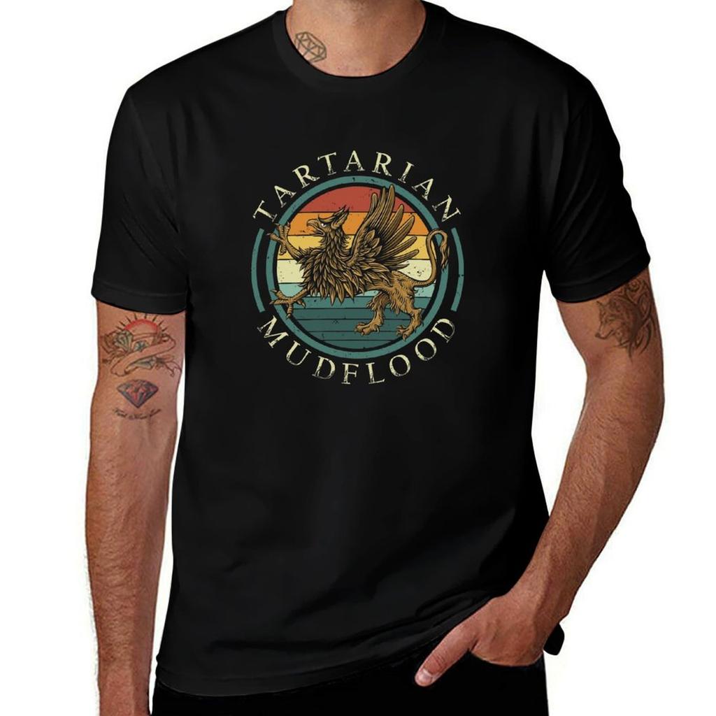 Tartarian Mudflood Retro Ancient Civilization Griffin TShirt Classic Basic Casual TShirt