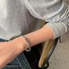 1pc Vintage Woven Twist Simple Bracelets for Women Couples Minimalist Classic Jewelry Gift Party Accessories