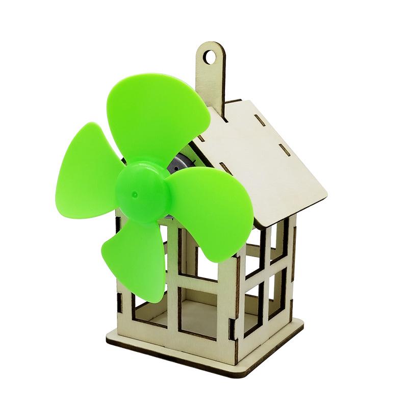 Hand-Crank Generator Science Kit for Elementary Students - Assembled Wooden Physics Teaching Aids