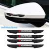 SLZPW1 New 4pcs Rubber Car Door Edge Protector Stickers Anti Collision Strips For VW Passat 4 Tiguan Golf CC Polo GTI Motion MTM Touran