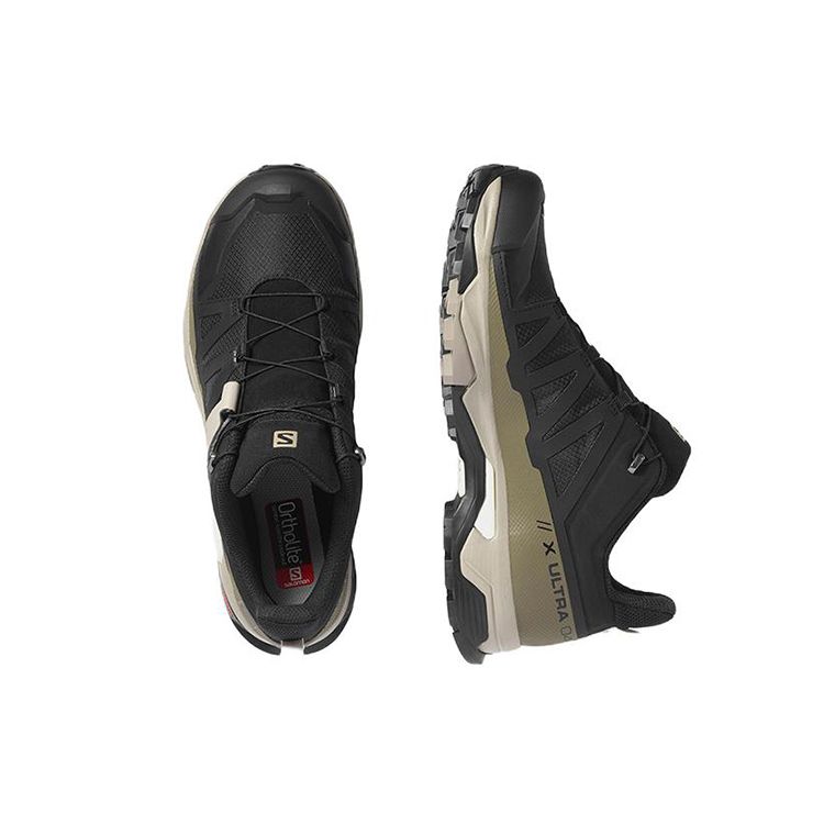 SALOMON X Ultra 4 W Амортизация Прочные Водонепроницаемые Нескользящие Низкие Кроссовки для Бега Унисекс Беговые Кроссовки Черные 412881