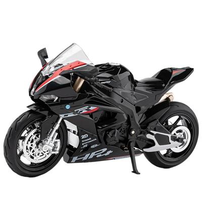 1/12 BMW S1000RR HP4 гоночный сплав топ роскошный спортивный мотоцикл модель литой металл шоссейный гоночный мотоцикл модель звук свет детские подарки