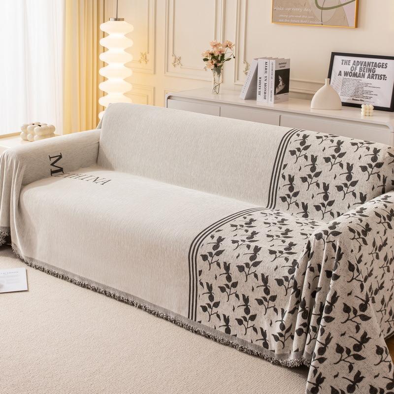 Simple High-Grade Chenille Sofa Cover Cloth Full Covered Anti-Scratching Sofa Towel Sofa Cover Sofa Cover