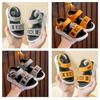 Boys Sliders Shoes Comfortable New Fashionable Soft Soled Outdoor Big Open Beach Sandals Shoe K F3C0